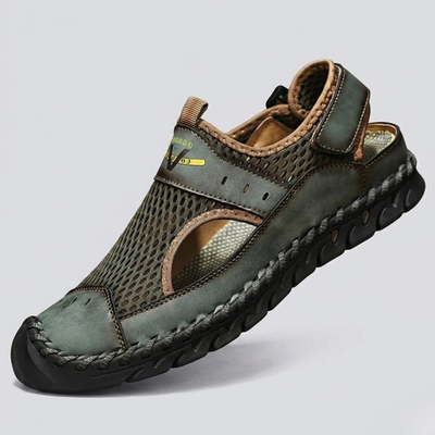 Men Summer Sandal Closed Toe Slip-On Casual Shoes