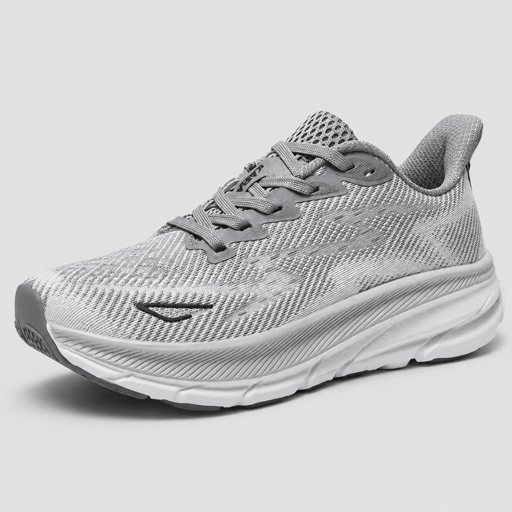 Men's Breathable Running Trainers Cushioned Outdoor Sneakers