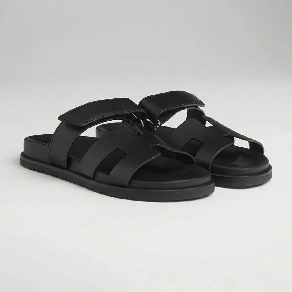 Men's Casual Velcro Sandals - Adjustable Lightweight Walking Sandals