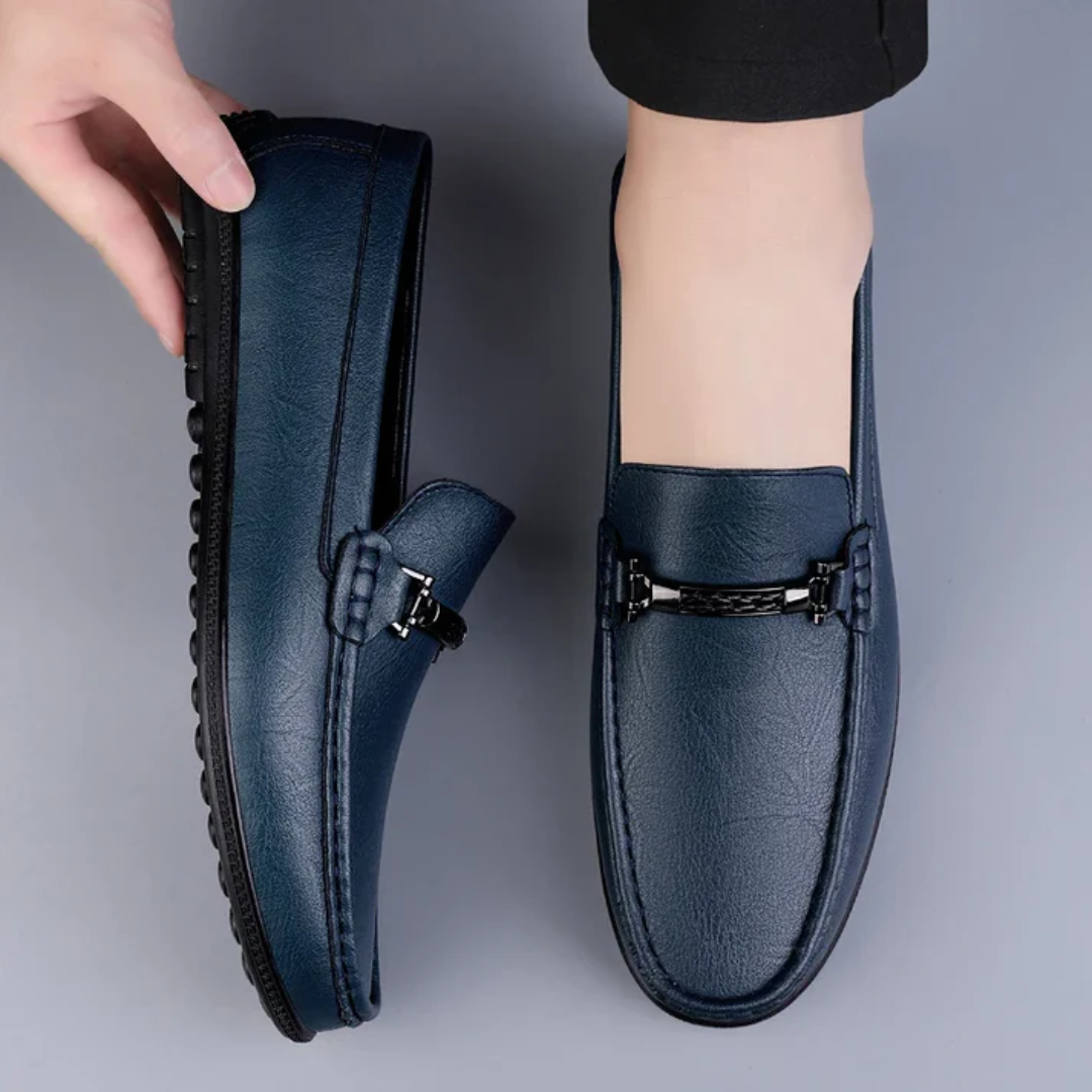 Genuine Leather Loafers for Men | Slip-On Style