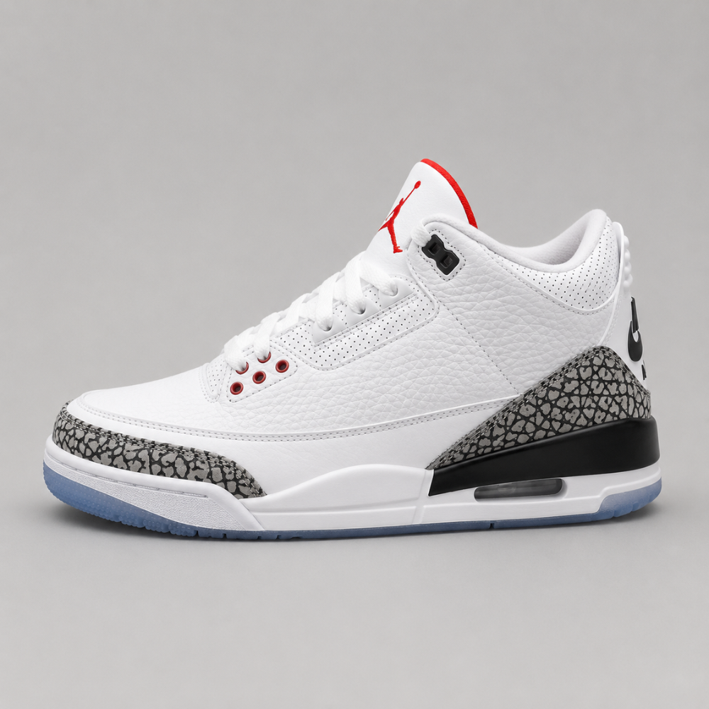 Air Jordan 3 Retro White Cement Sneakers