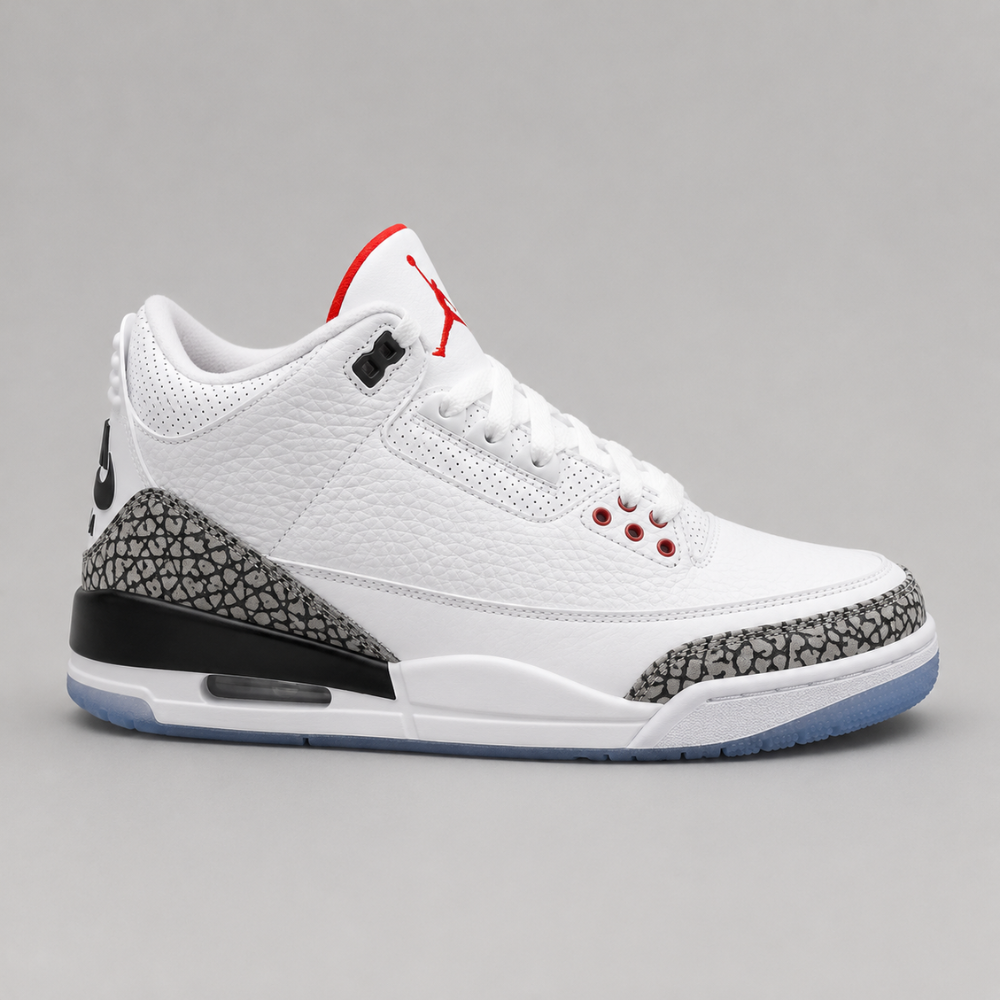 Air Jordan 3 Retro White Cement Sneakers
