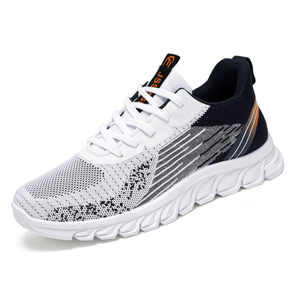 Men’s Knit Running Trainers – Breathable Casual Walking Sneakers
