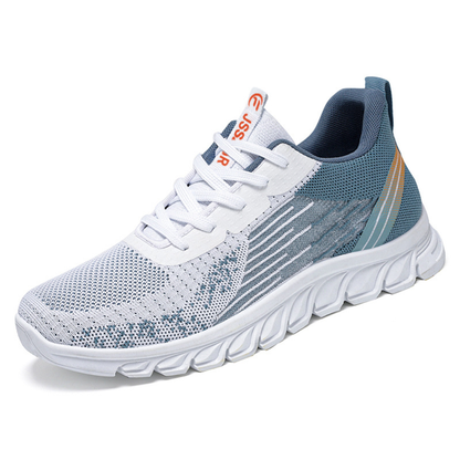 Men’s Knit Running Trainers – Breathable Casual Walking Sneakers