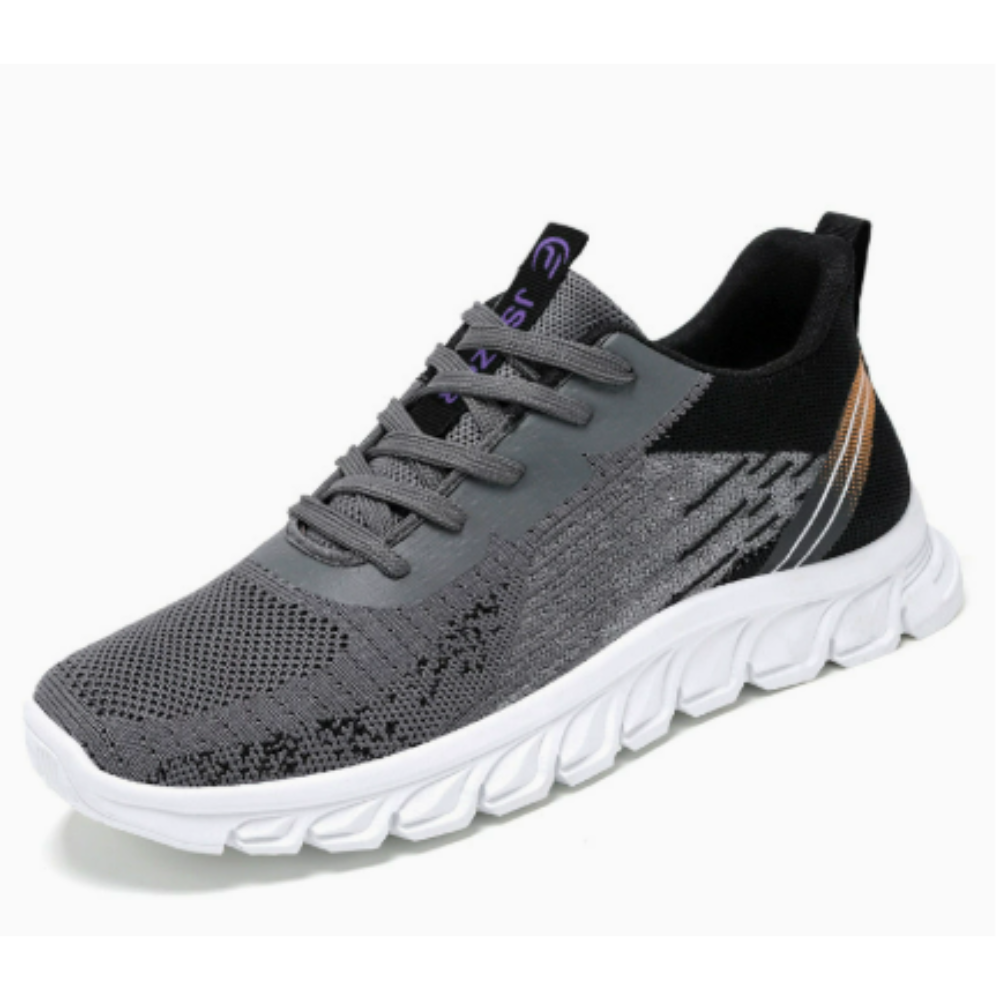 Men’s Knit Running Trainers – Breathable Casual Walking Sneakers