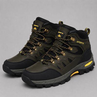 Men's Mid - Top Steel Toe Waterproof Hiking Shoes