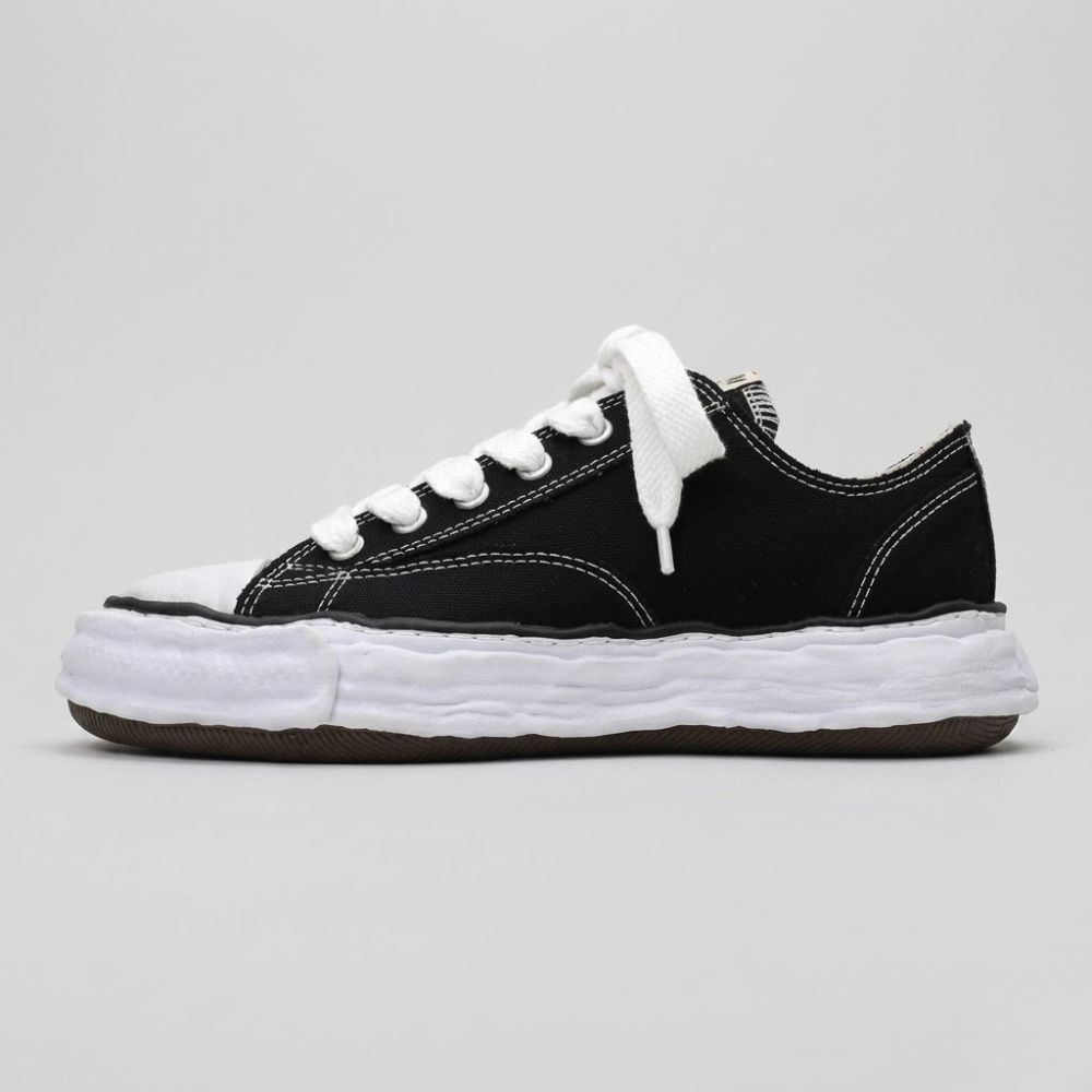 Men's Platform Sneakers - Canvas Shell Toe Casual Trainers