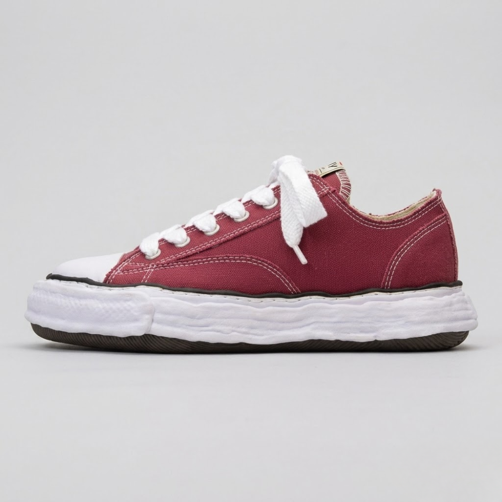 Men's Platform Sneakers - Canvas Shell Toe Casual Trainers