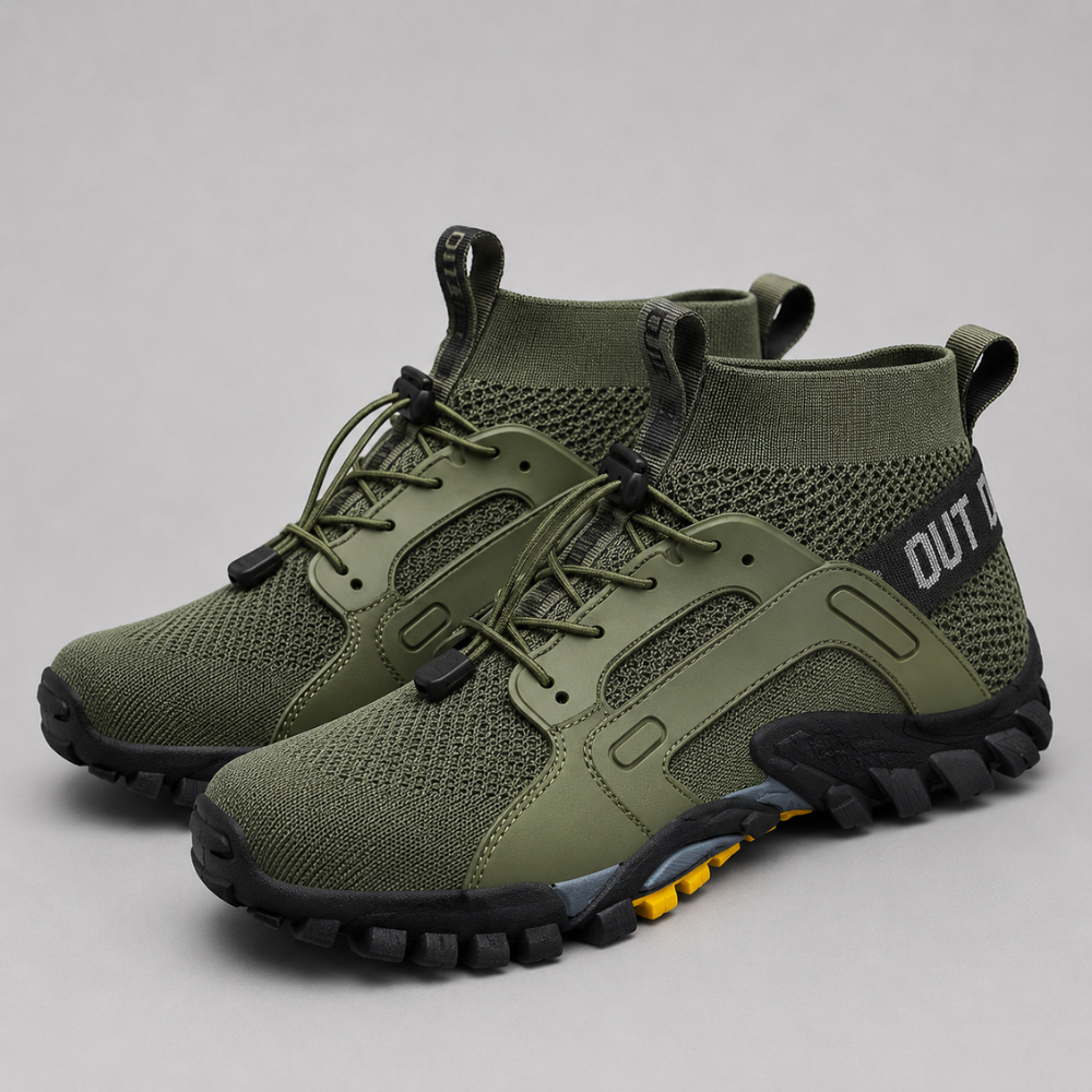 Men's Quick-Dry Hiking Shoes – All-Terrain Mountaineering Walking Shoes
