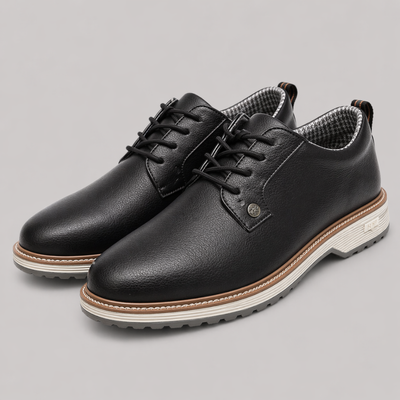 Men's Spiked Golf Shoes - Waterproof Cushioned Golf Trainers