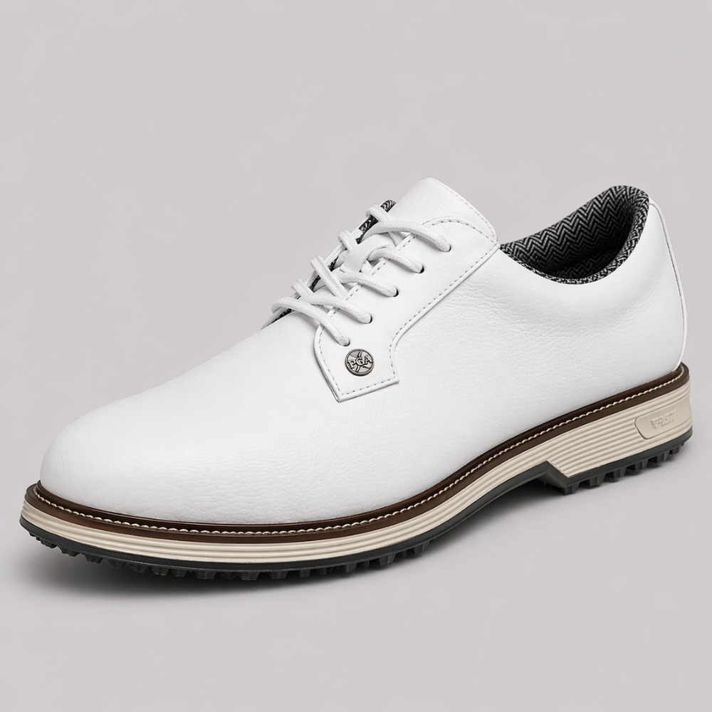 Men's Spiked Golf Shoes - Waterproof Cushioned Golf Trainers
