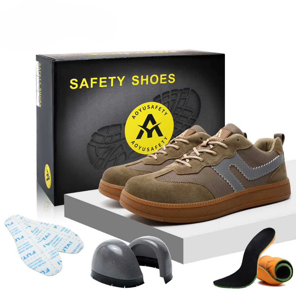 Men’s Steel Toe Safety Trainers – Slip Resistant Work Shoes