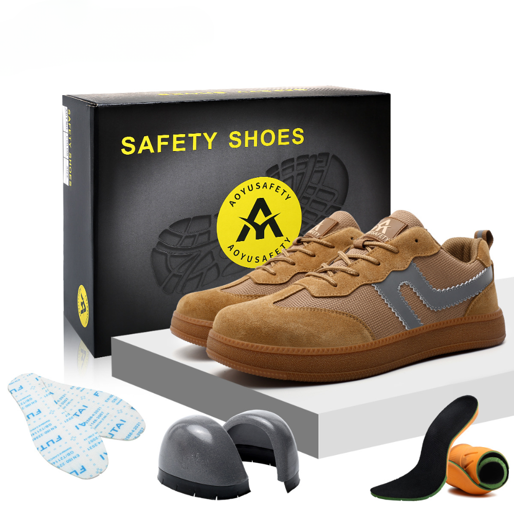 Men’s Steel Toe Safety Trainers – Slip Resistant Work Shoes