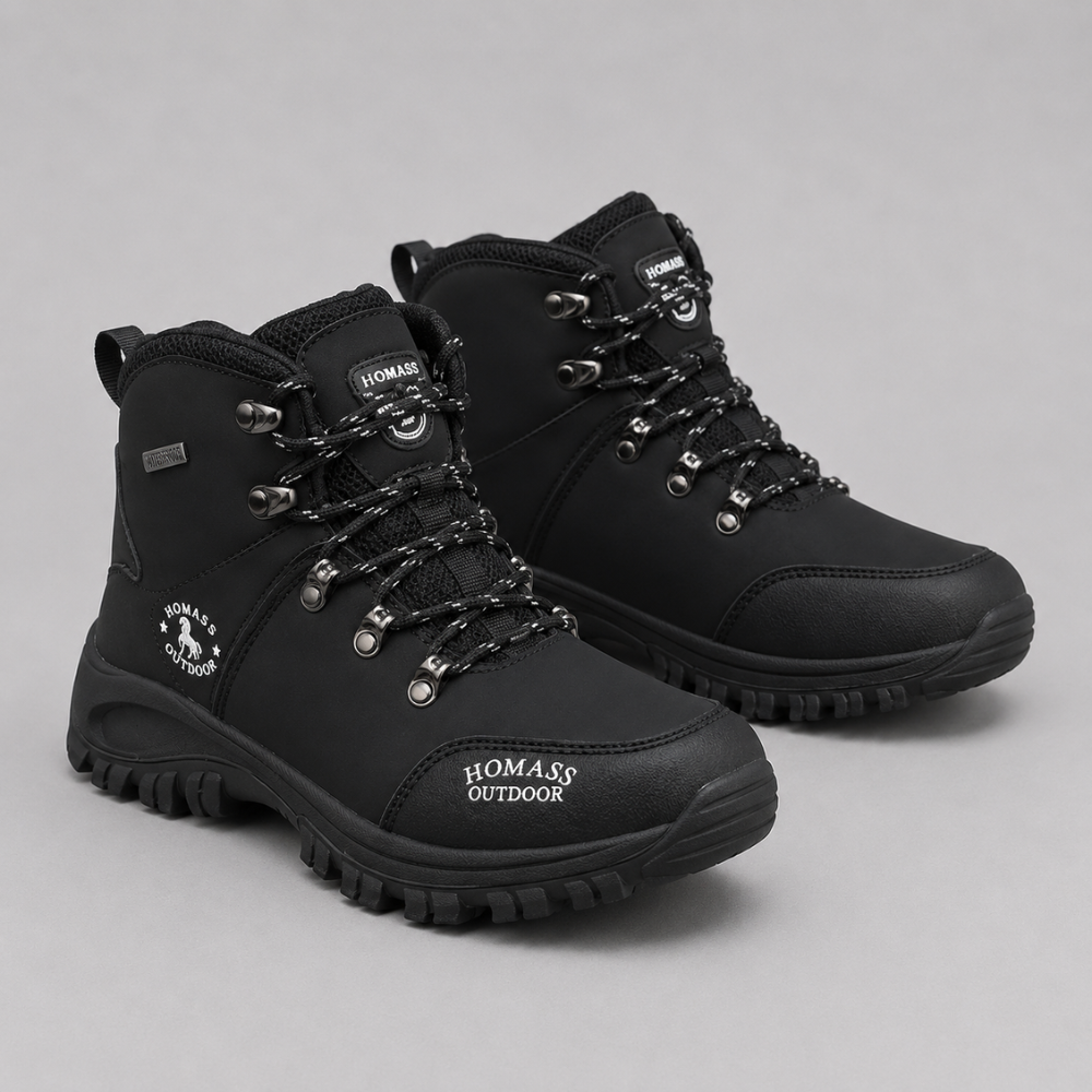 Men's Steel Toe Waterproof Hiking Boots – Mid-Top Outdoor Work Boots