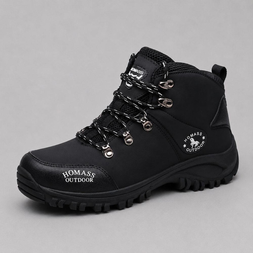 Men's Steel Toe Waterproof Hiking Boots – Mid-Top Outdoor Work Boots