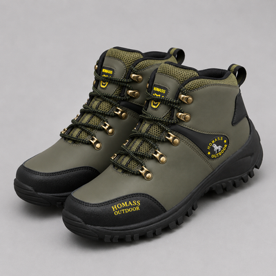 Men's Steel Toe Waterproof Hiking Boots – Mid-Top Outdoor Work Boots