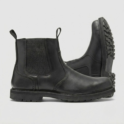 Men’s Suede Ankle Boots – Side Zip Casual Boots