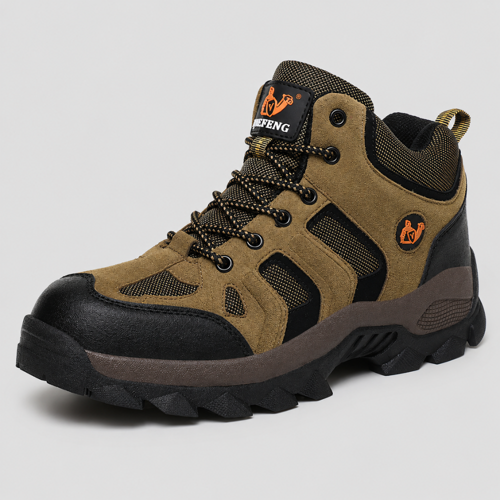 Men's Waterproof Hiking Shoes - Slip Resistant Outdoor Trail Shoes