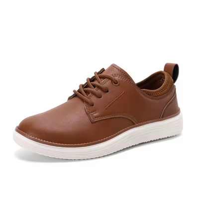 Men's Oxford Style Low Top Sneakers – Casual Lace-Up Trainers