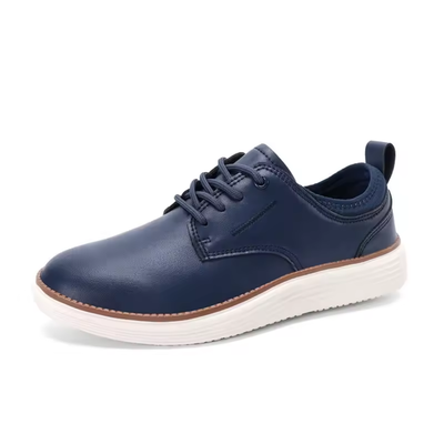 Men's Oxford Style Low Top Sneakers – Casual Lace-Up Trainers
