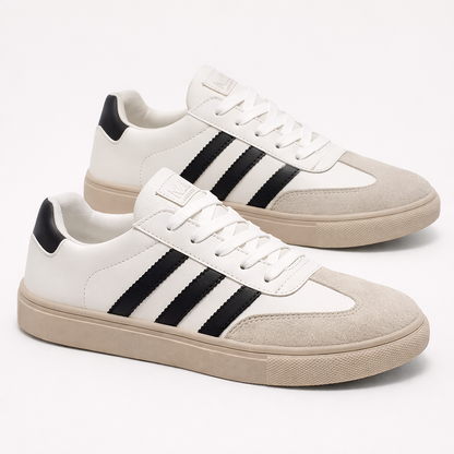 Mesh Low Top Retro Samba Sneakers for Men | Round Toe