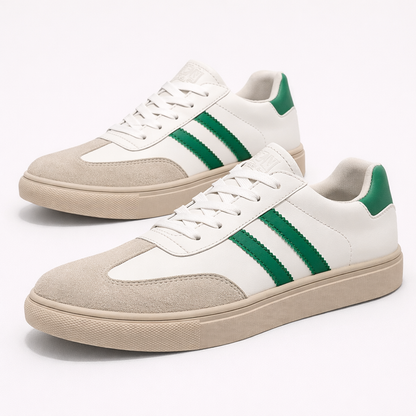Mesh Low Top Retro Samba Sneakers for Men | Round Toe