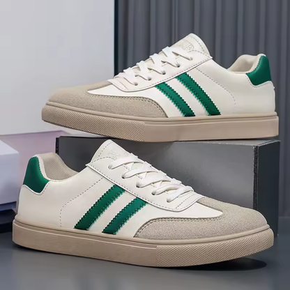 Mesh Low Top Retro Samba Sneakers for Men | Round Toe