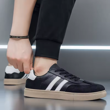 Mesh Low Top Retro Samba Sneakers for Men | Round Toe