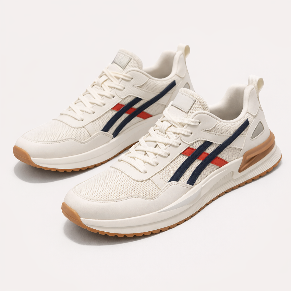 Mesh Retro Tiger Sneakers for Men | Rubber Outsole