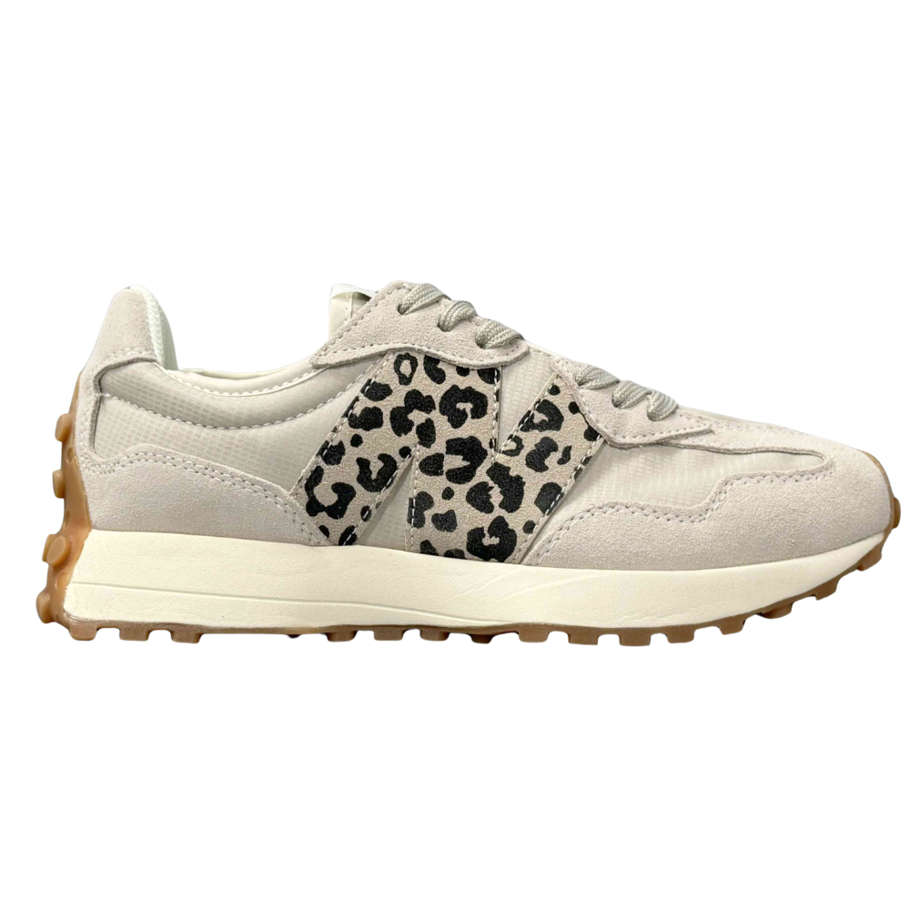 New Balance 327 Animal Pack Leopard Cream Low-Top Sneakers