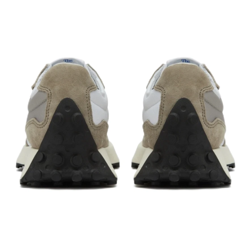 New Balance 327 Mushroom Suede and Textile Low-Top Sneakers