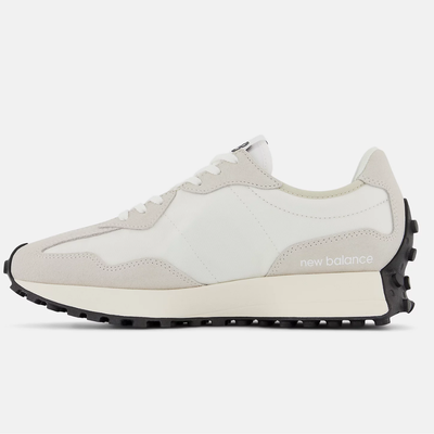 New Balance 327 Sea Salt Suede and Textile Low-Top Sneakers