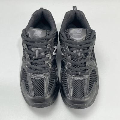 New Balance 530 Black Low-Top Sneakers with Silver Accents
