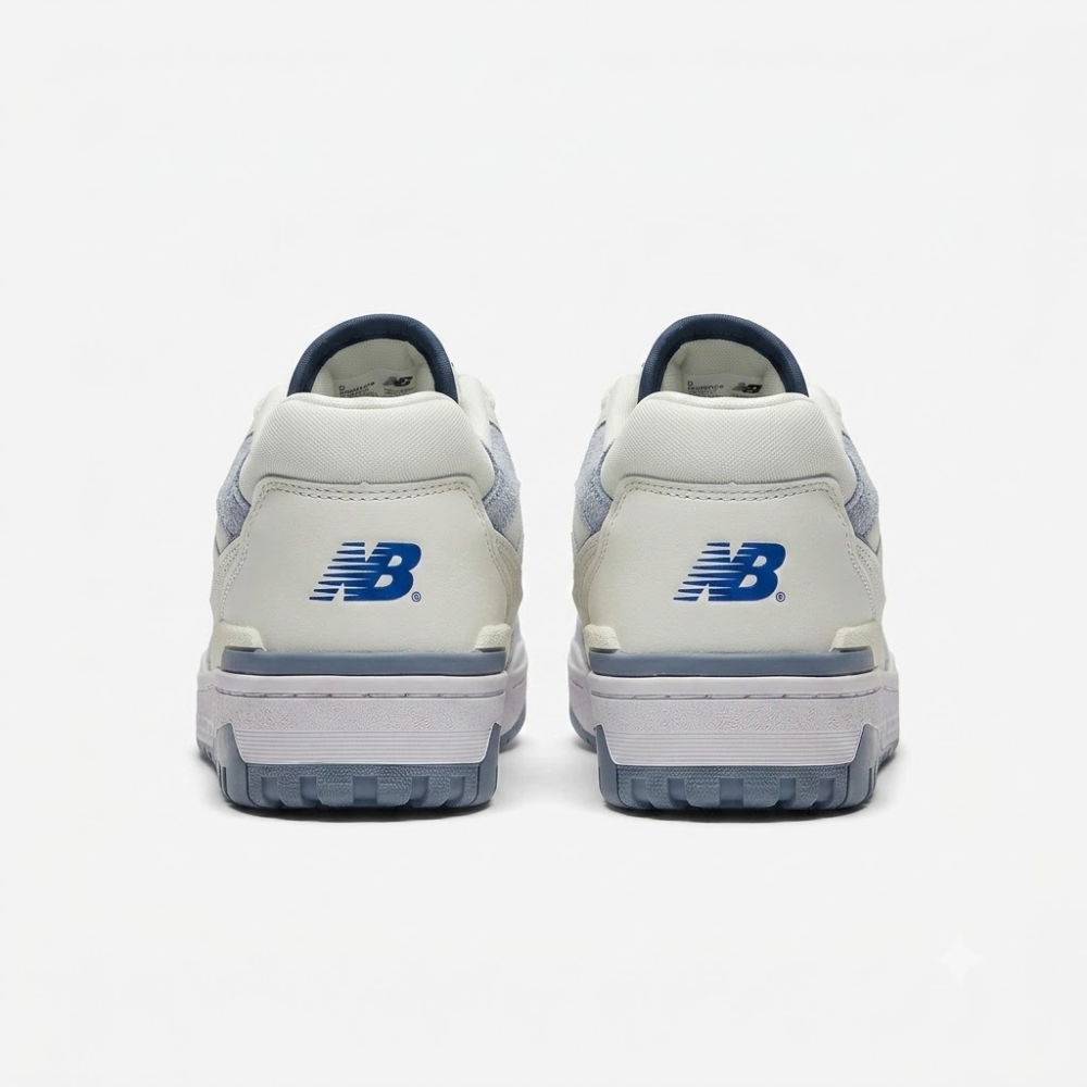 New Balance 550 Men's Beige Vintage Indigo Leather Sneakers - BB550PLA