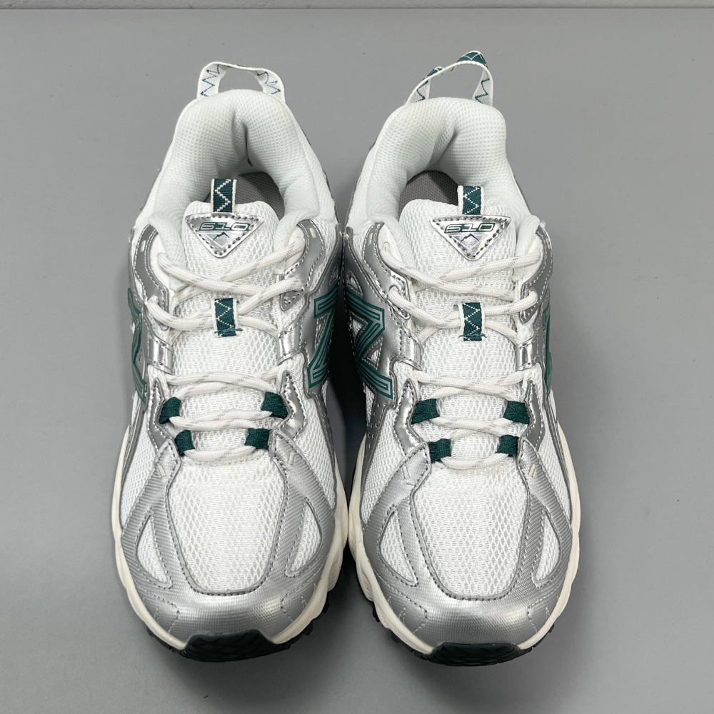 New Balance 610 Silver Metallic Reflection Sneakers