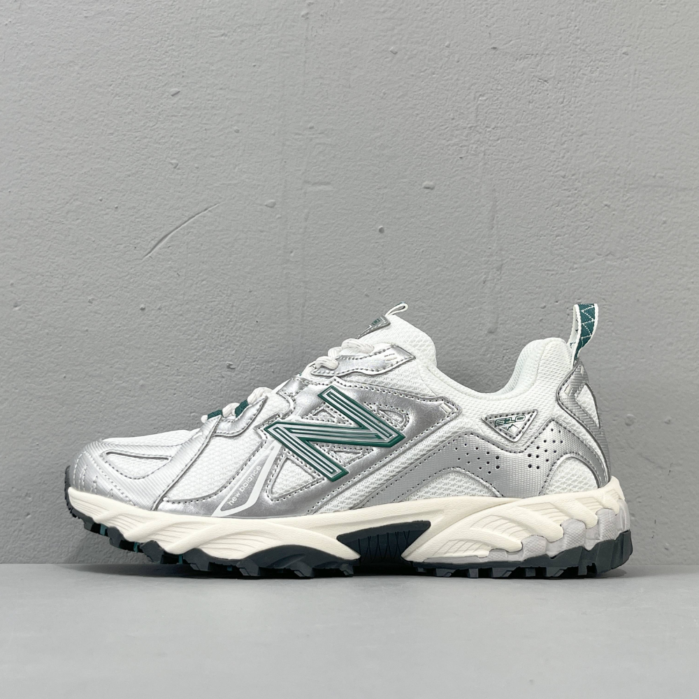 New Balance 610 Silver Metallic Reflection Sneakers