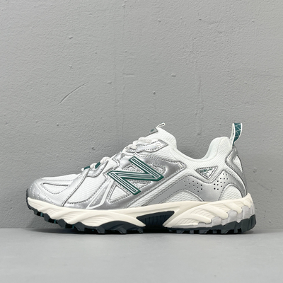 New Balance 610 Silver Metallic Reflection Sneakers