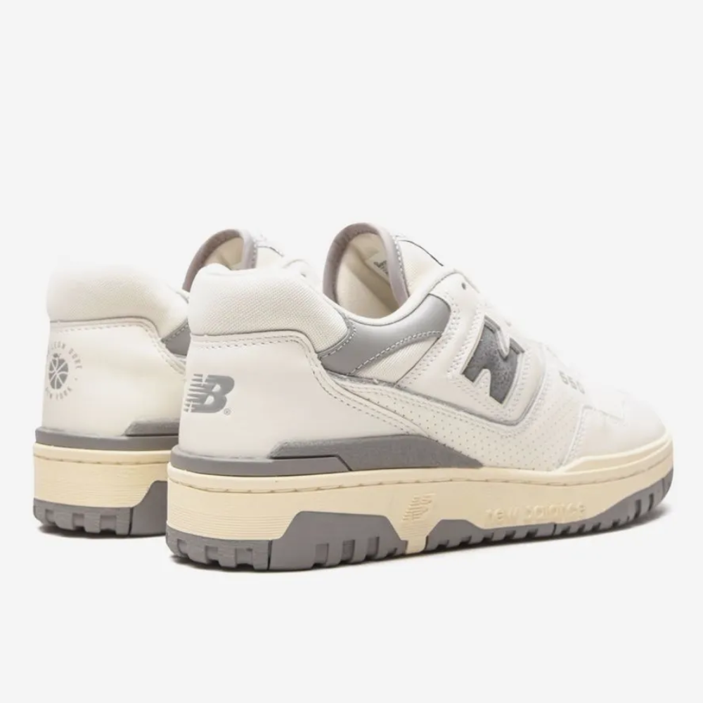 New Balance x Aimé Leon Dore 550 Men's Silver White Leather Sneakers