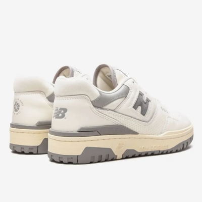 New Balance x Aimé Leon Dore 550 Men's Silver White Leather Sneakers