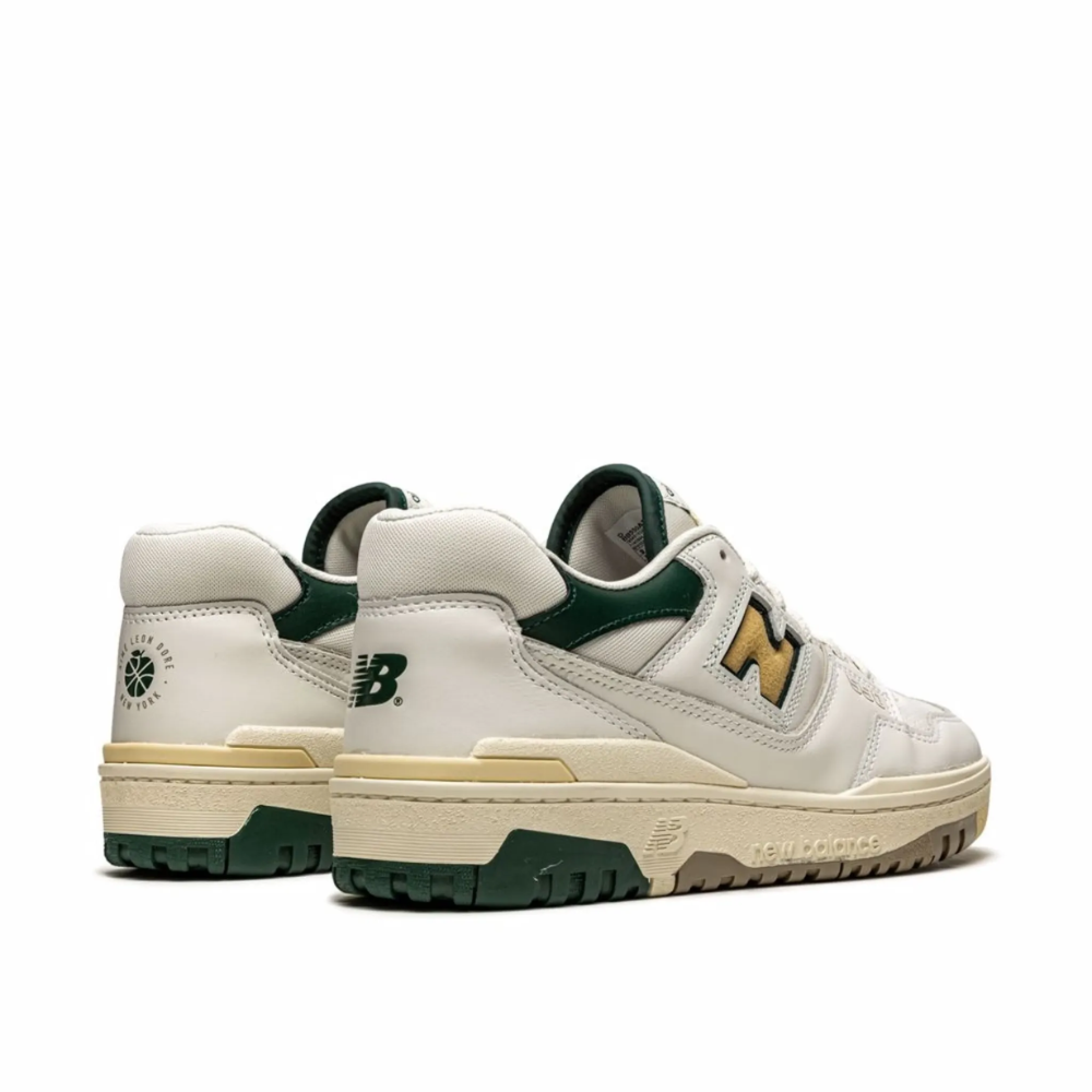 New Balance x Aimé Leon Dore 550 Natural Green Leather Sneakers