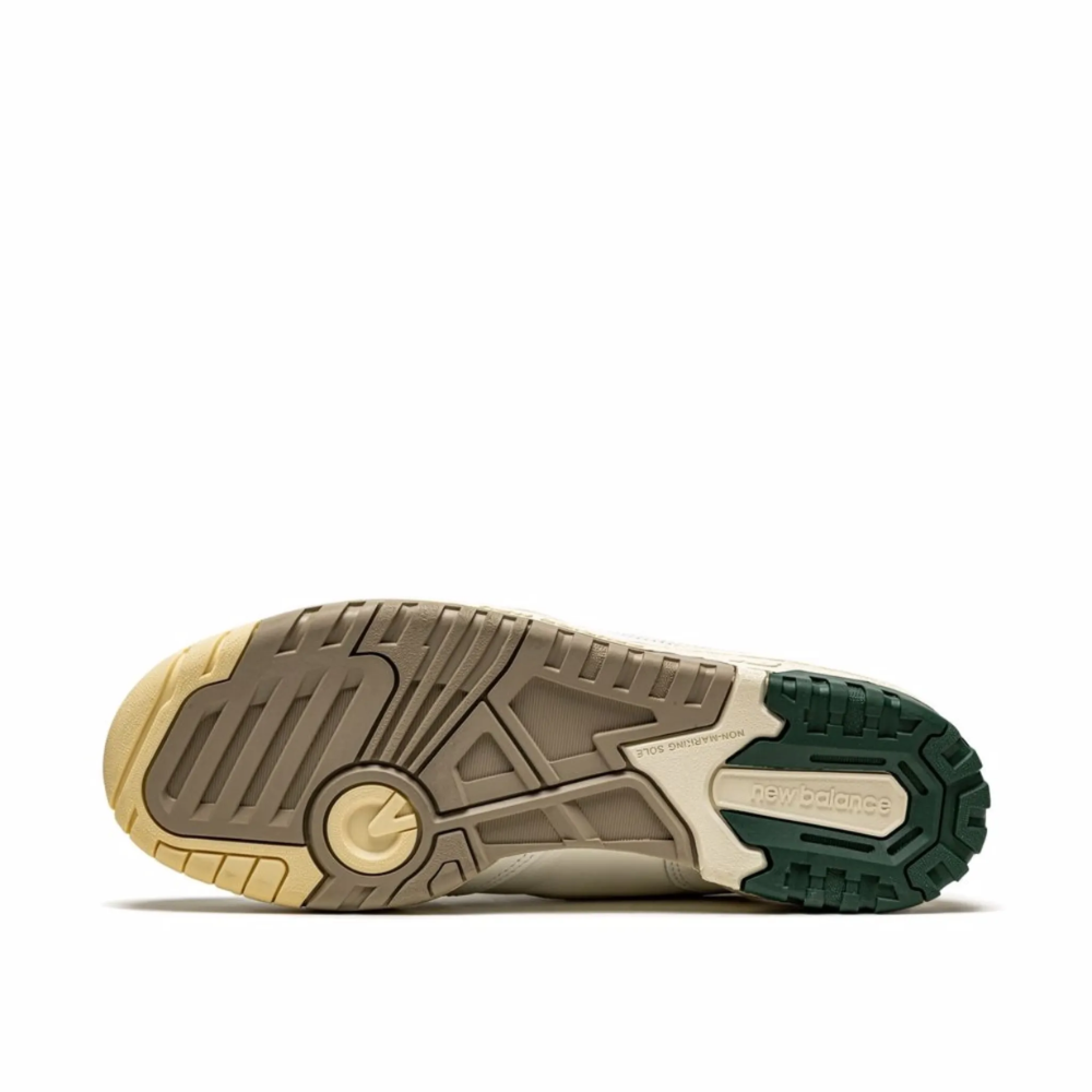 New Balance x Aimé Leon Dore 550 Natural Green Leather Sneakers