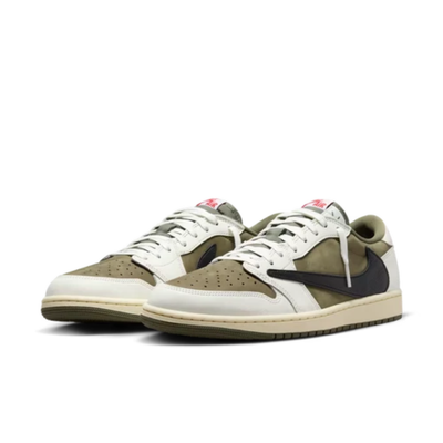 Nike Air Jordan 1 Low OG x Travis Scott Medium Olive Sneakers