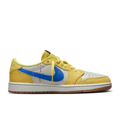 Nike Air Jordan 1 Retro Low OG SP x Travis Scott Canary Sneakers