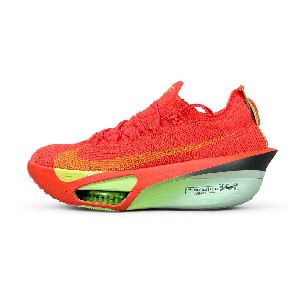 Nike Alphafly 3 Bright Crimson Lime Blast Running Shoes