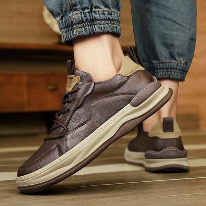 Men’s Textured Sneakers | Structured Design with Panel Detailing