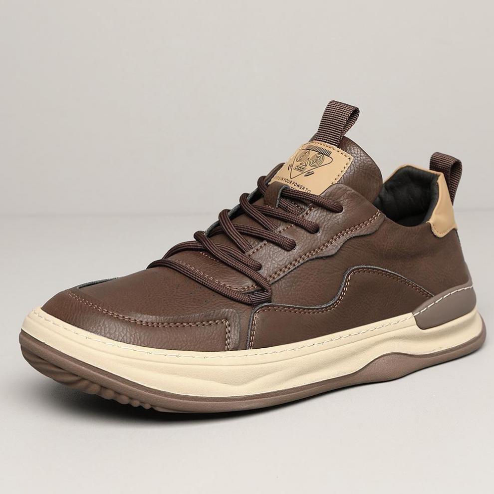 Men’s Textured Sneakers | Structured Design with Panel Detailing