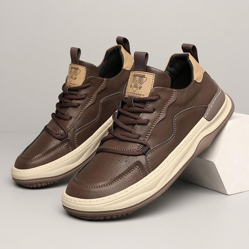 Men’s Textured Sneakers | Structured Design with Panel Detailing