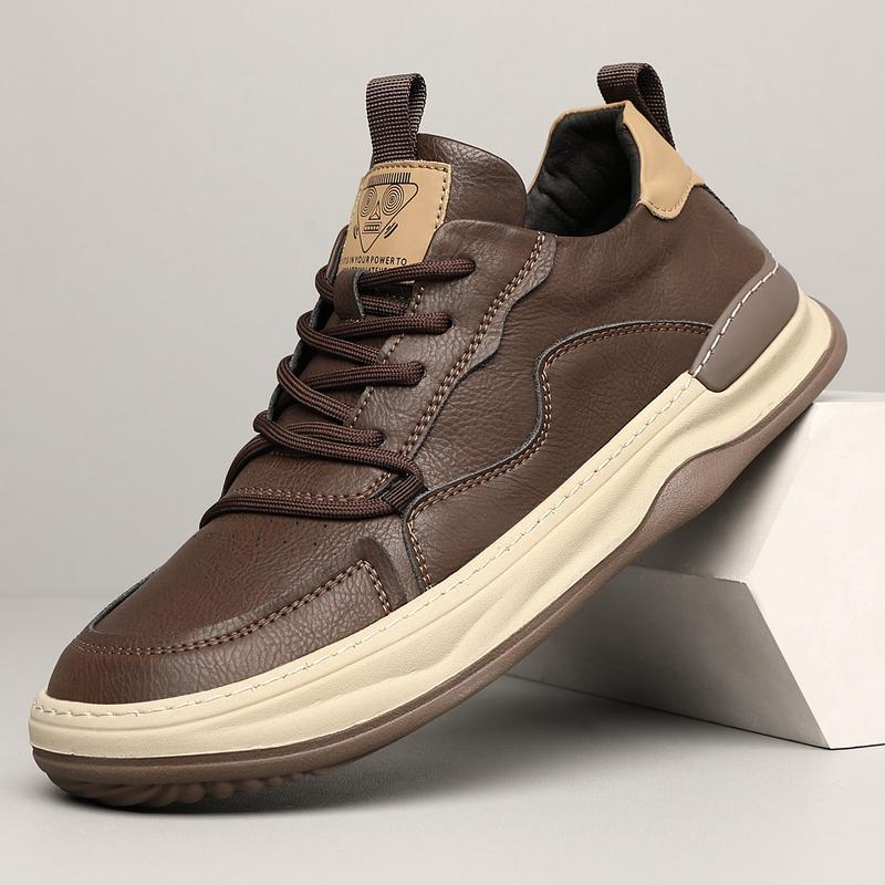 Men’s Textured Sneakers | Structured Design with Panel Detailing