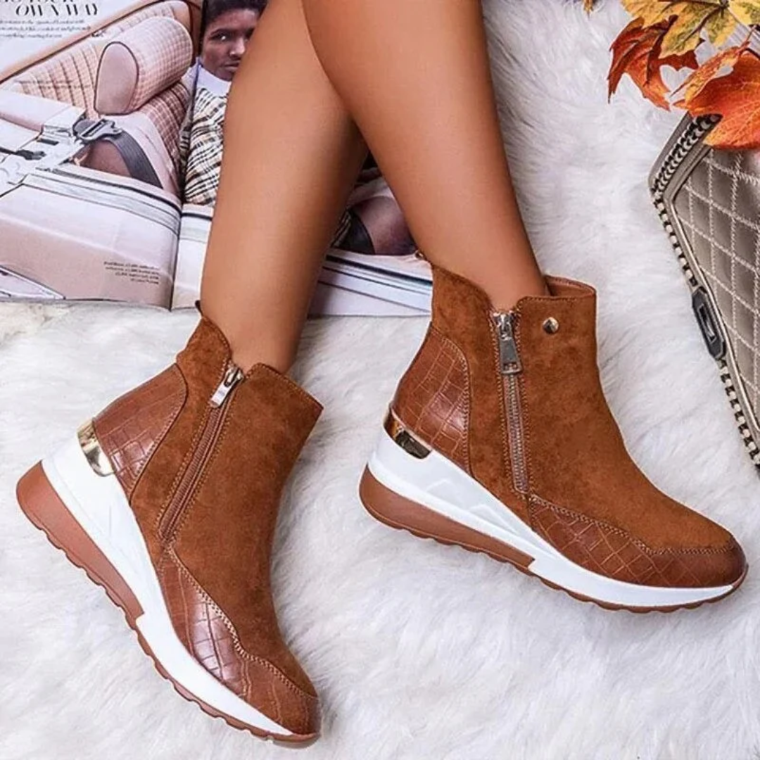 Mid-Cut Ankle Boots for Women