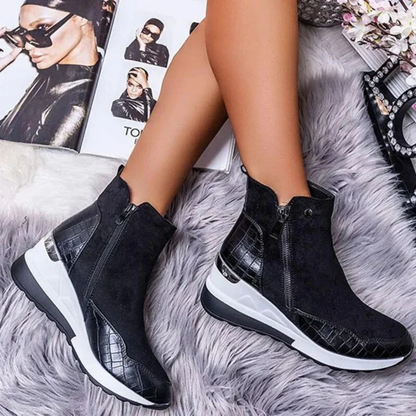 Mid-Cut Ankle Boots for Women